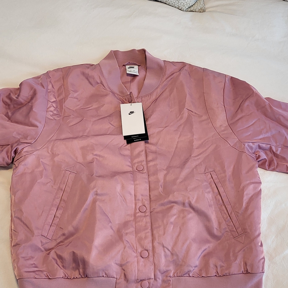 Nike Women's Pink Bomber Jacket